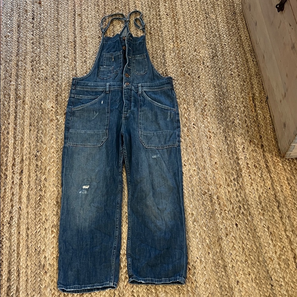 Pilcro from Anthropologie Overalls Blue Denim size 29 EUC